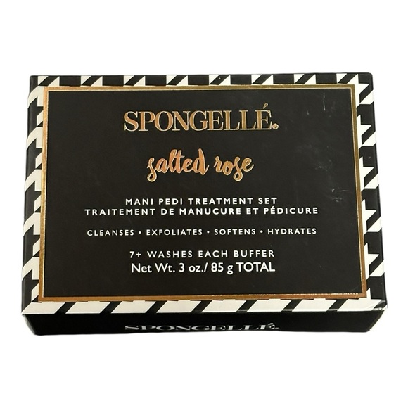 Spongelle Mani Pedi Treatment Set - Salted Rose - Picture 2 of 3